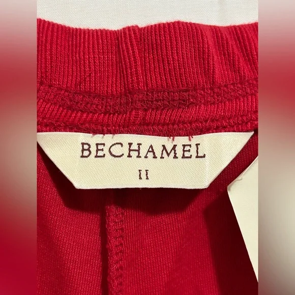Bechamel - Women’s Vibrant Red Pull-On Pants - Picture 9 of 11